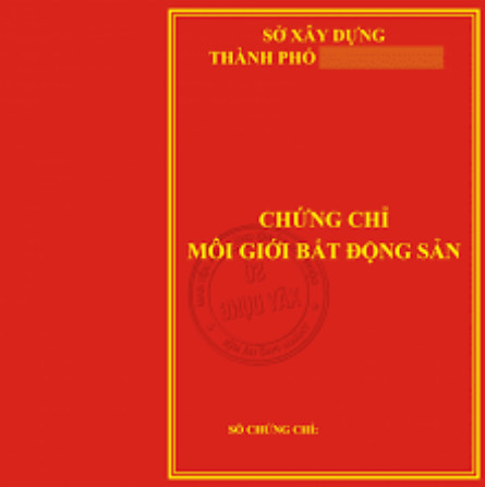 Chứng chỉ môi giới bđs