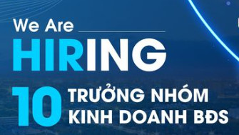 Tuyển dụng trưởng nhóm BĐS