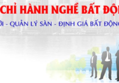 Chứng chỉ hành nghề bđs