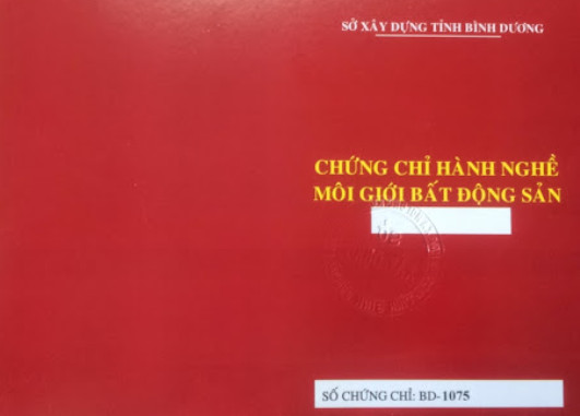 Học chứng chỉ môi giới bđs