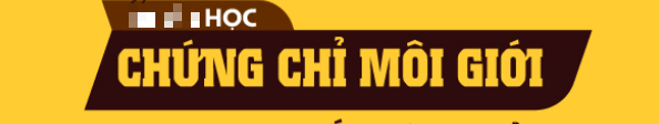 Học chứng chỉ môi giới