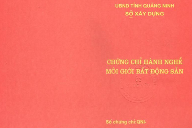 Thi chứng chỉ hành nghề môi giới bđs