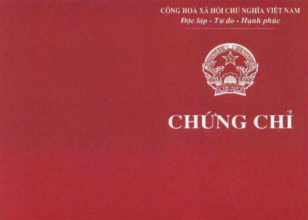 Chứng chỉ đào tạo bđs