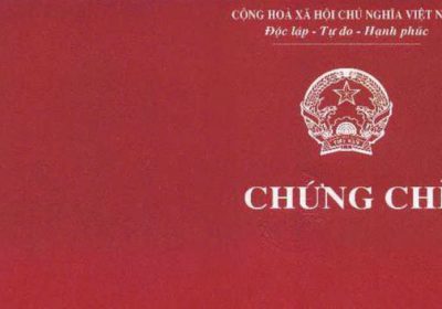 Chứng chỉ hành nghề kinh doanh bđs