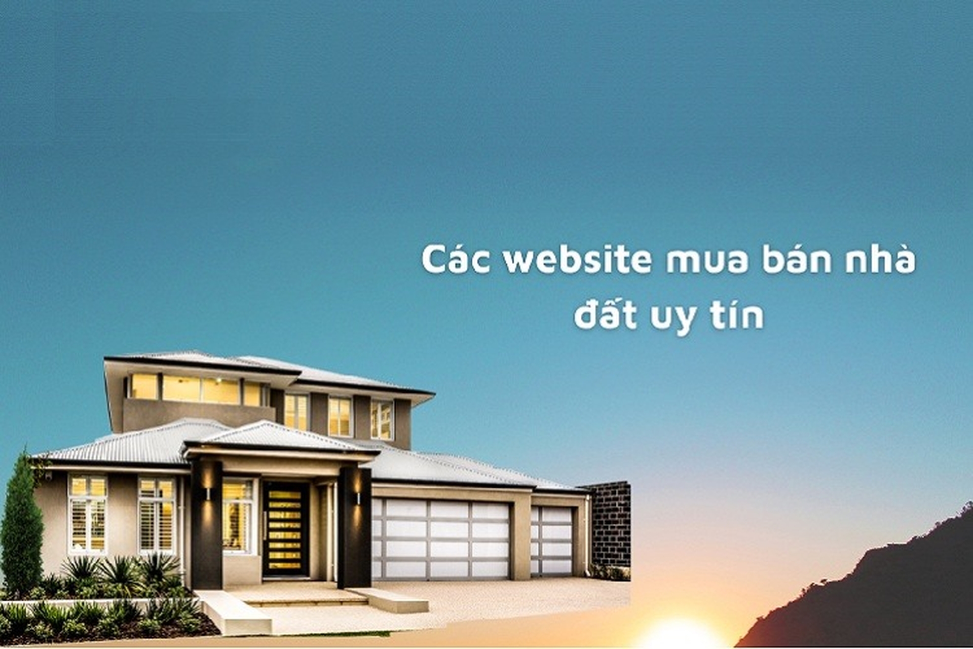 Trang Web Bất Động Sản Uy Tín