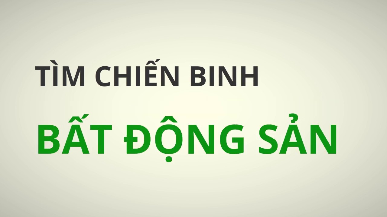 Tuyển Môi Giới Nhà Đất